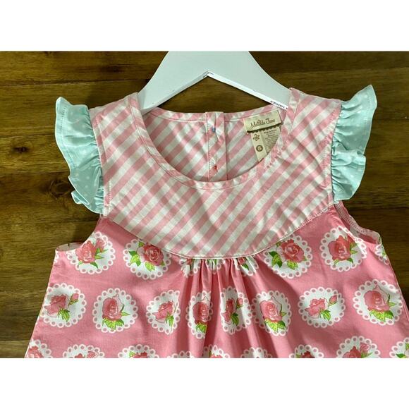 NEW Matilda Jane Hello Lovely! Al Fresco Sleeveless Top Pink Floral Green 8 - Picture 3 of 8